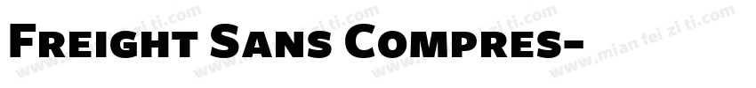 Freight Sans Compres字体转换